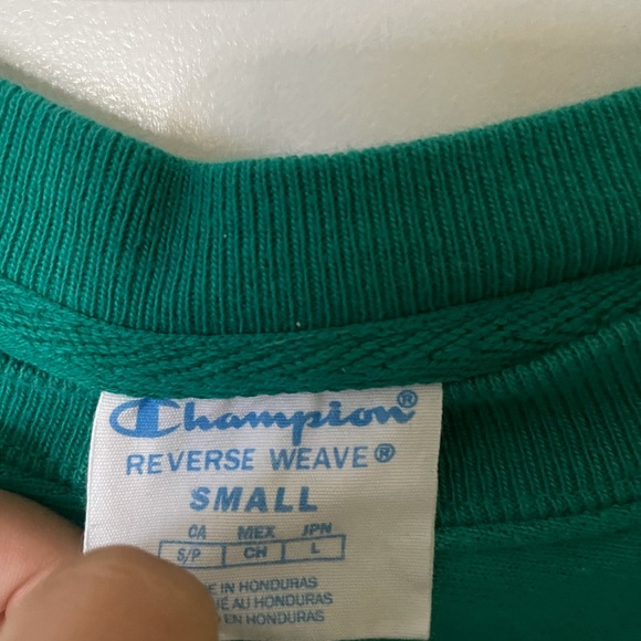 Green Champion Crew Neck Small - Picture 3 of 3